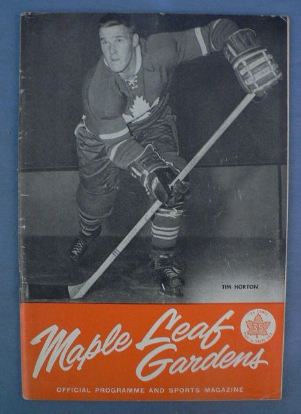 P60 1962 Toronto Maple Leafs